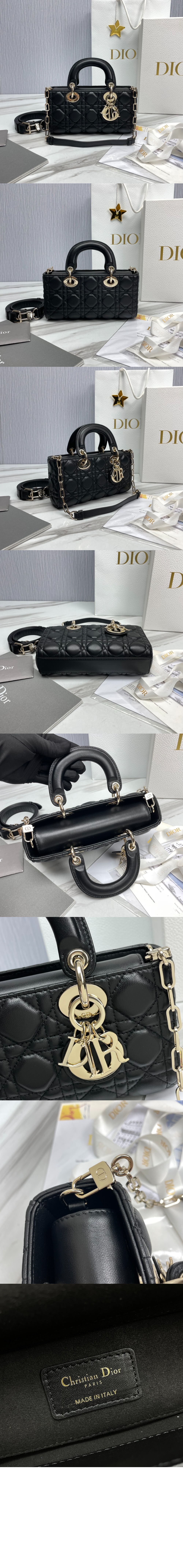 디올 레이디 디조이백 램스킨 스몰 M0613