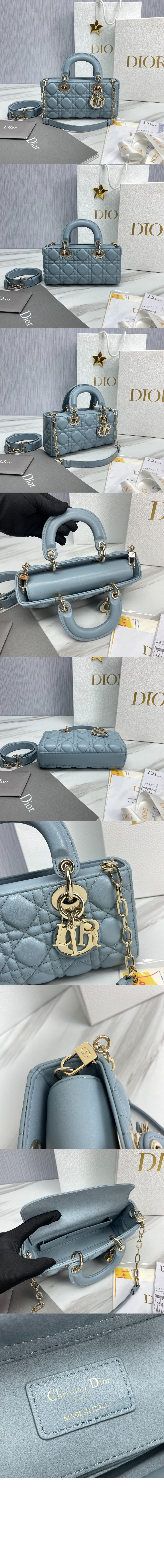 디올 레이디 디조이백 램스킨 스몰 M0613