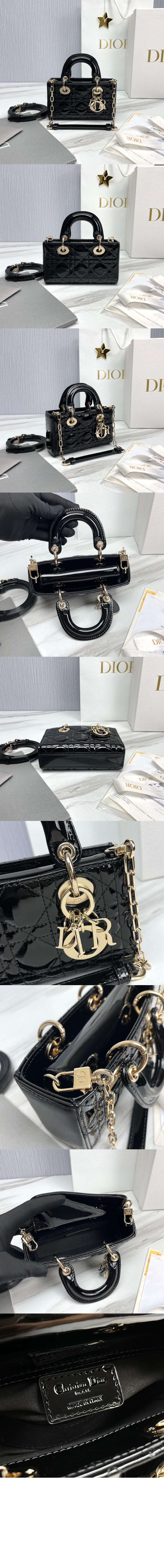 디올 레이디 디조이백 램스킨 마이크로 S0910