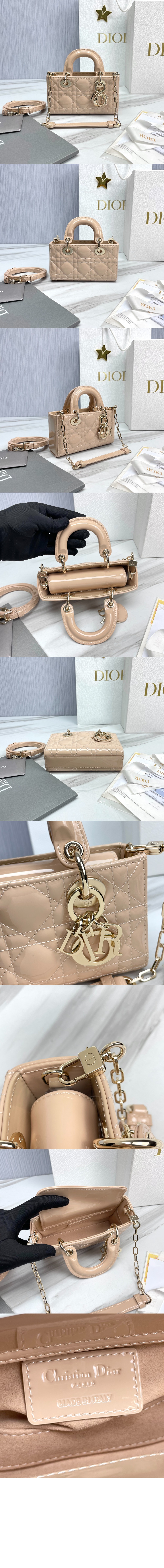 디올 레이디 디조이백 램스킨 마이크로 S0910