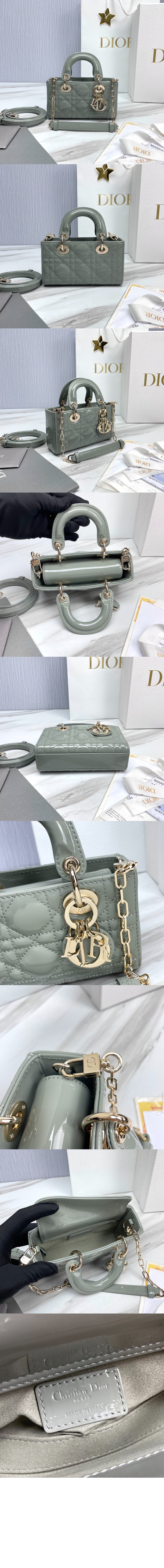 디올 레이디 디조이백 램스킨 마이크로 S0910