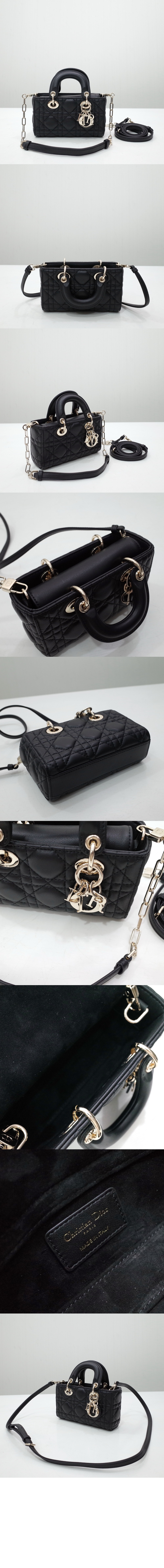 디올 레이디 디조이백 램스킨 마이크로 S0910