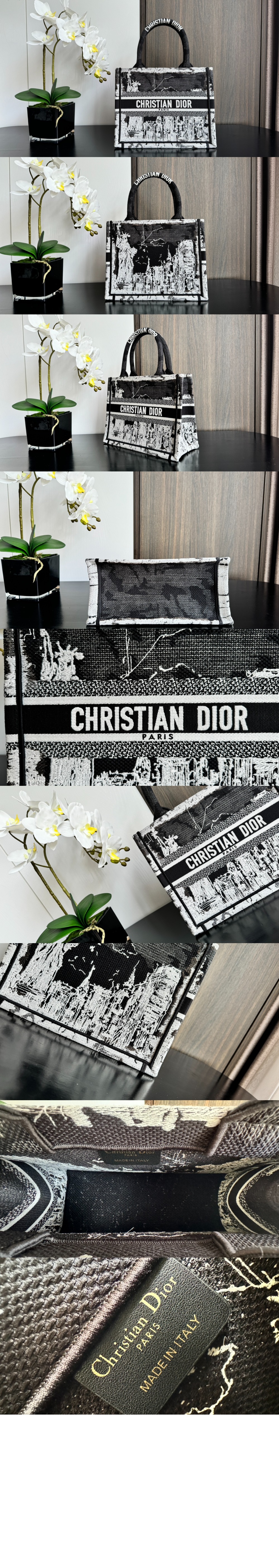 디올 북 토트백 미듐 M1296