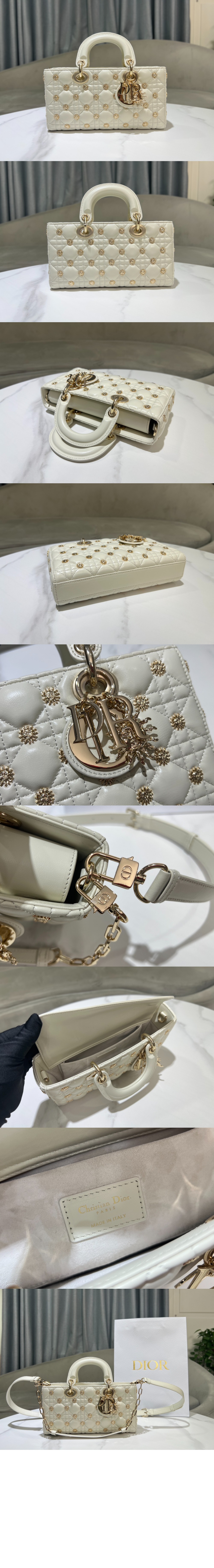 디올 레이디 디조이백 미듐 M0540