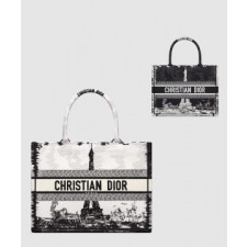 디올 북 토트백 미듐 M1296