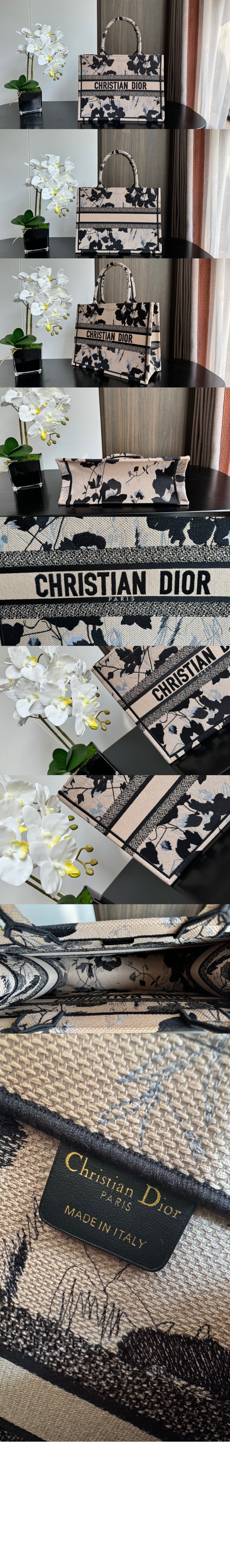 디올 북 토트백 미듐 M1296