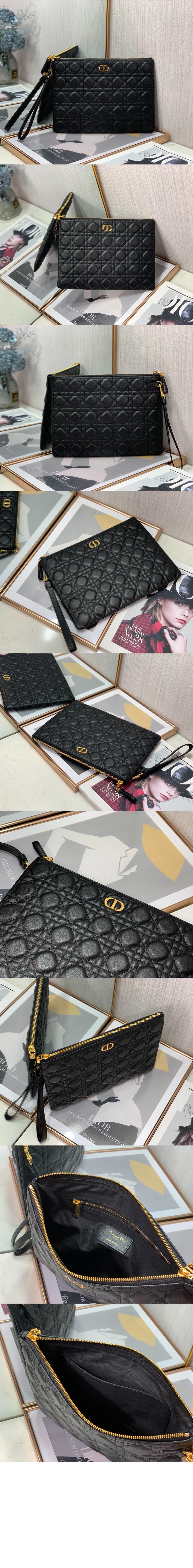 디올 Dior Caro 라지 데일리 파우치 S5086