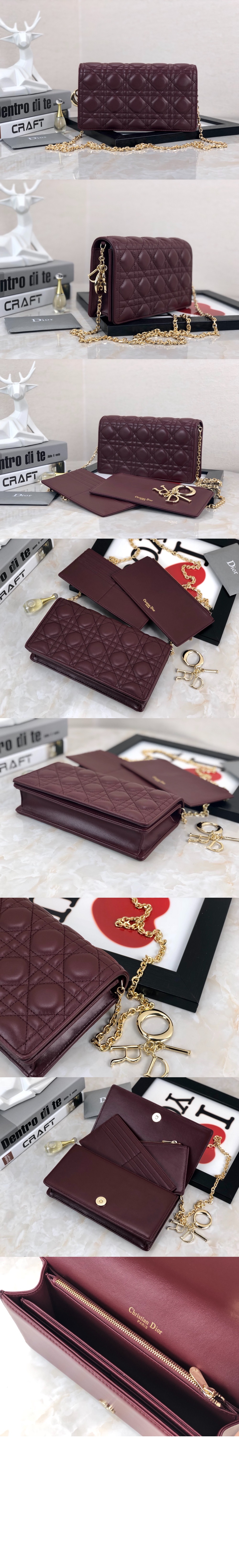 디올 Lady Dior 파우치 S0204