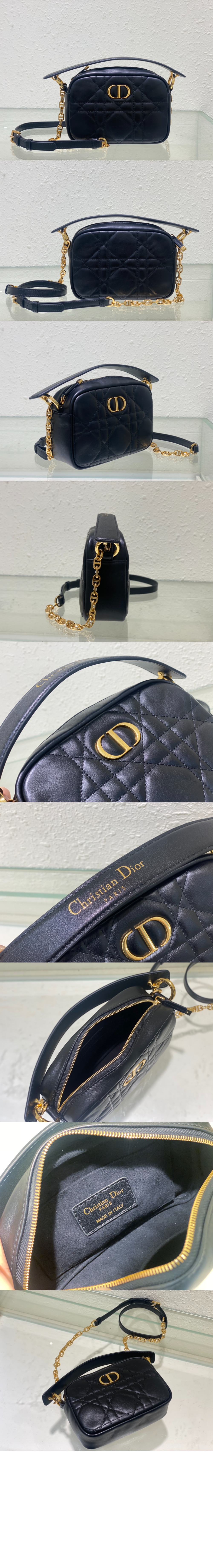 디올 Dior Caro 탑 핸들 스몰 카메라 백 M3352