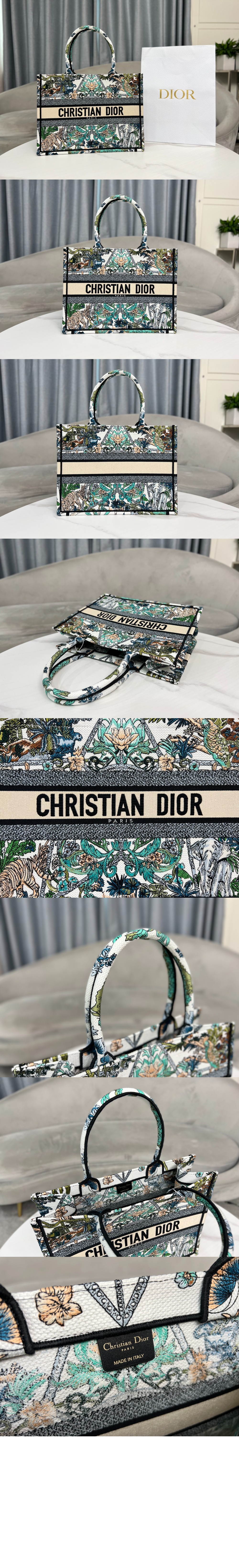 디올 북 토트백 미듐 M1296