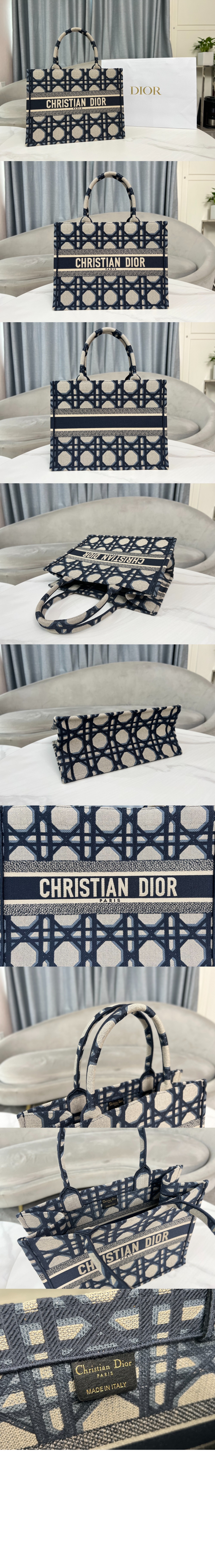 디올 북 토트백 미듐 M1296