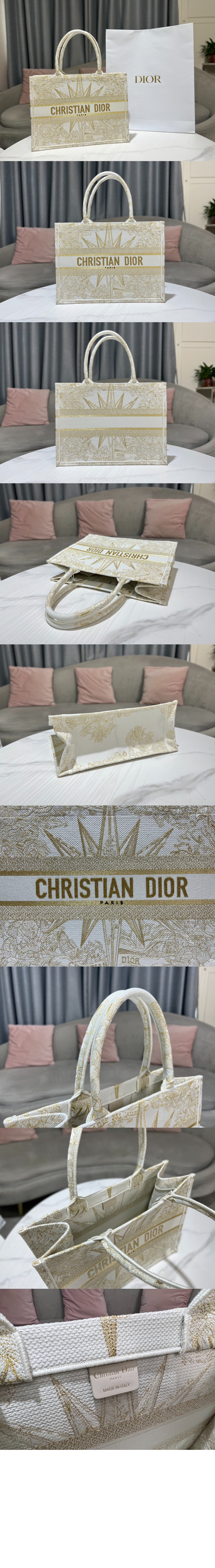 디올 북 토트백 미듐 M1296