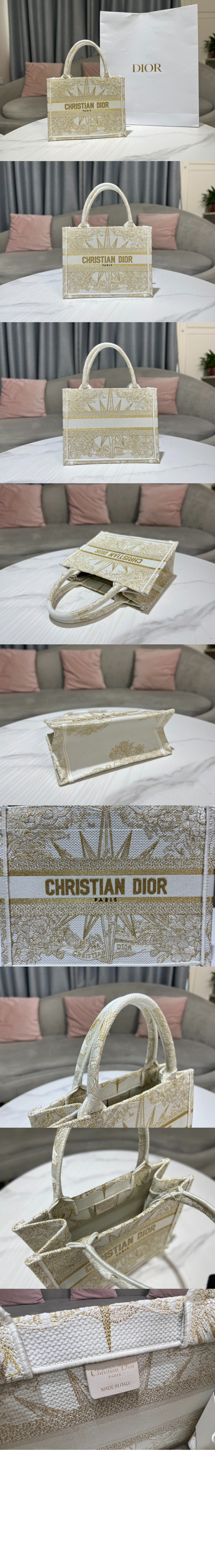 디올 북 토트백 스몰 M1295