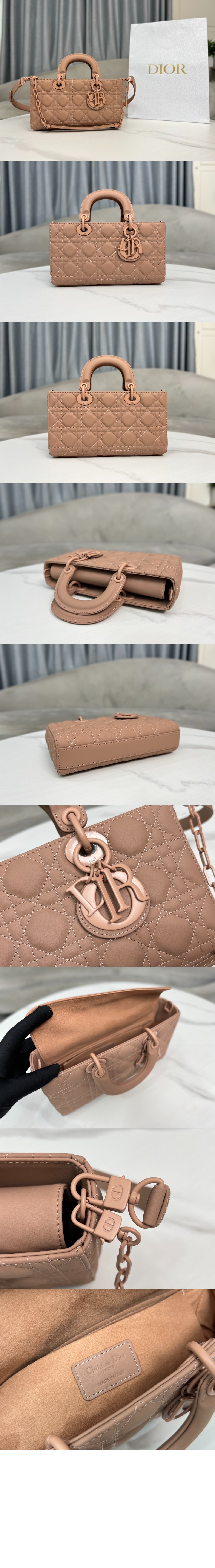 디올 레이디 디조이백 미듐 M0540