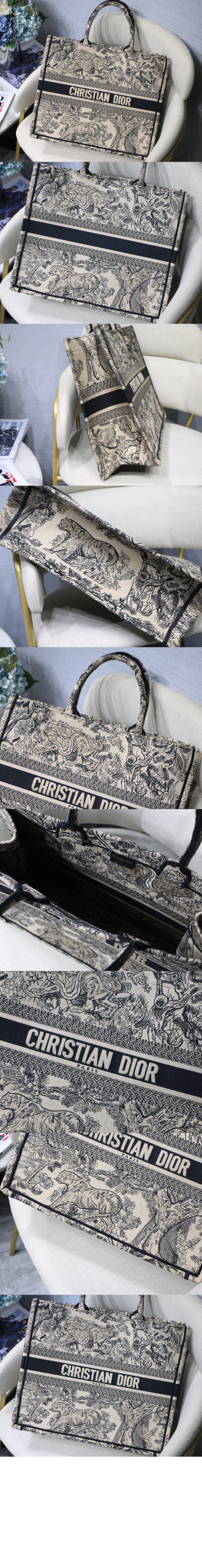 디올 북 토트백 라지 M1286