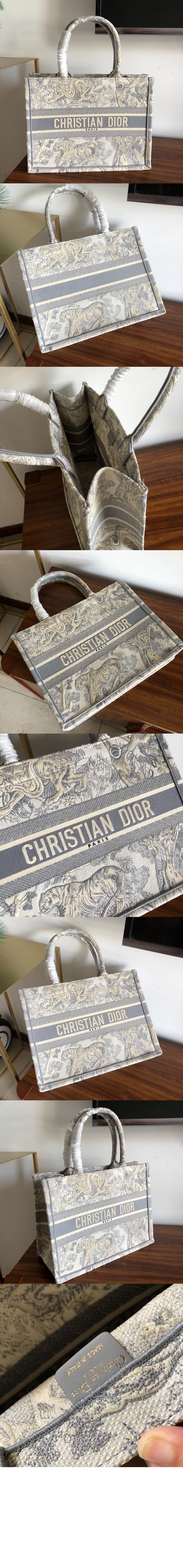 디올 북 토트백 미듐 M1296