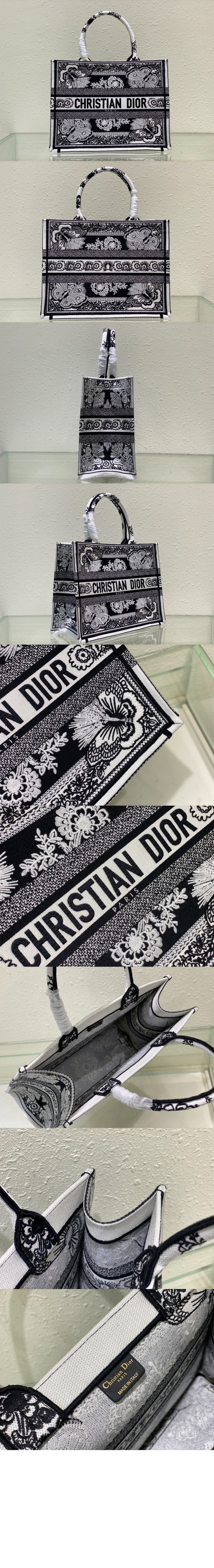 디올 북 토트백 미듐 M1296