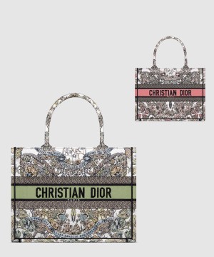 디올 북 토트백 미듐 M1296