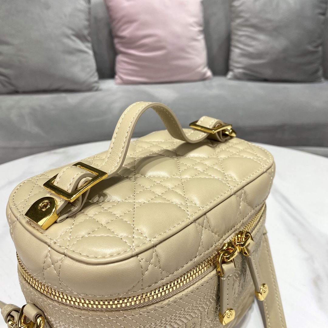 디올 레이디 트래블 베니티 케이스 베이지