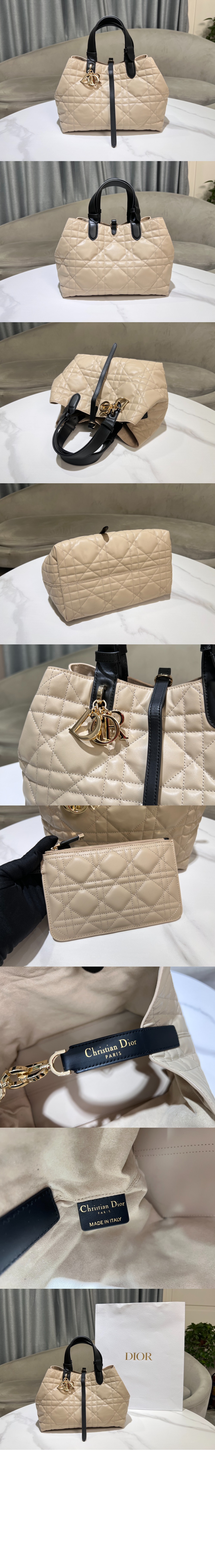 디올 미듐 뚜주흐 토트백 M2821