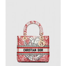 디올 레이디백 디라이트 미듐 M0565