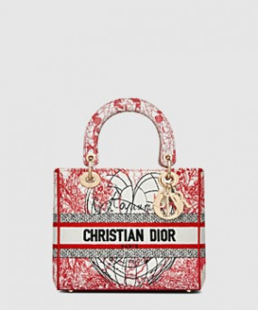 디올 레이디백 디라이트 미듐 M0565