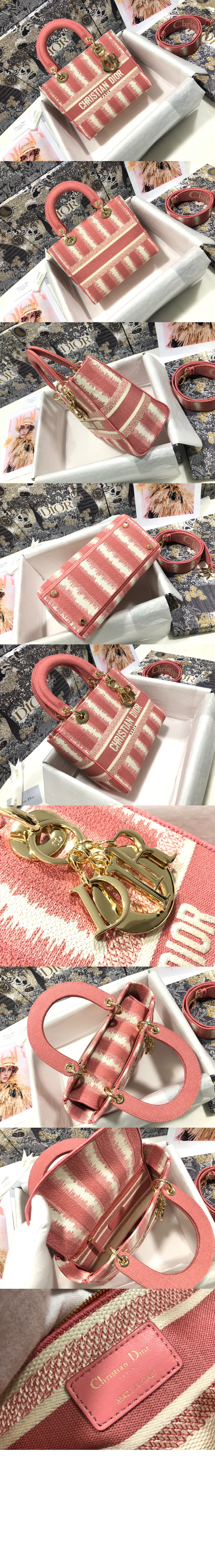 디올 레이디백 디라이트 미듐 M0565