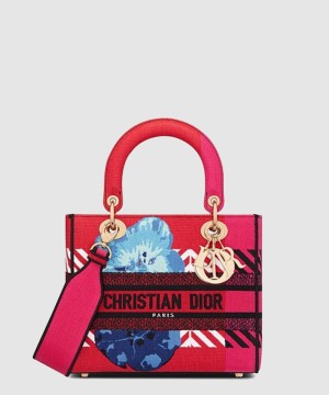 디올 레이디백 디라이트 미듐 M0565