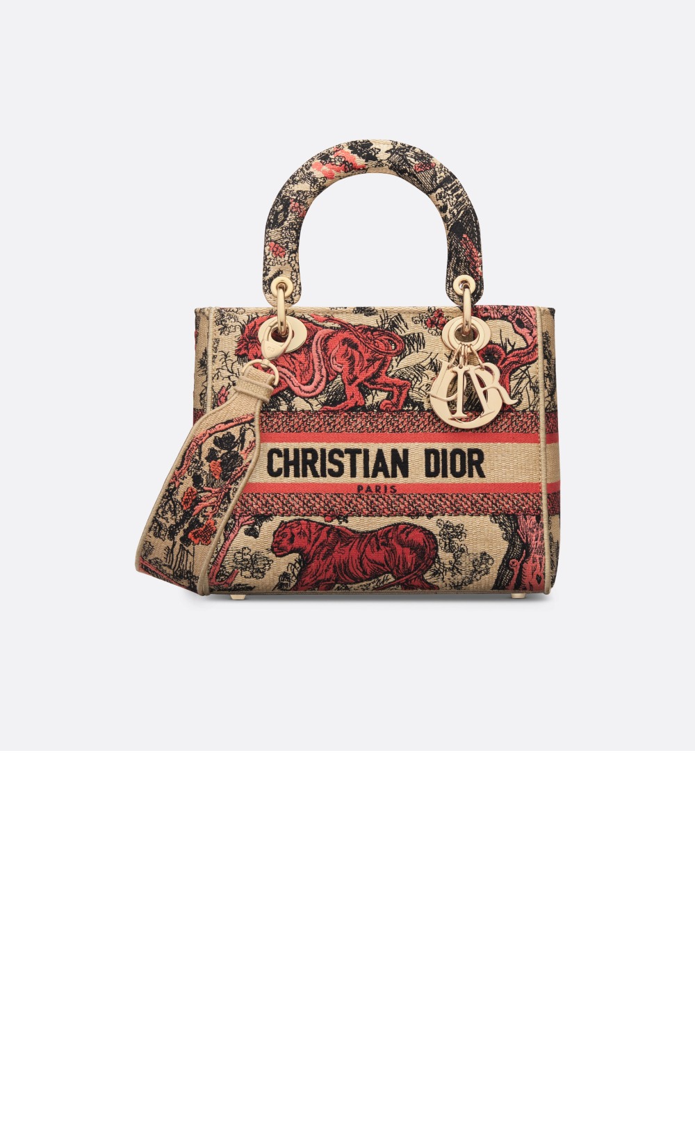 디올 레이디백 디라이트 미듐 M0565