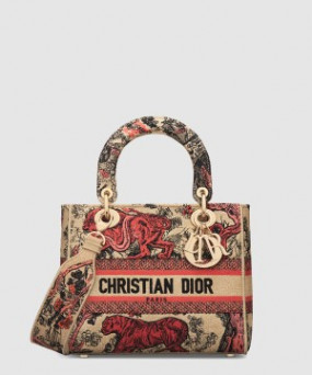 디올 레이디백 디라이트 미듐 M0565