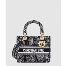 디올 레이디백 디라이트 미듐 M0565