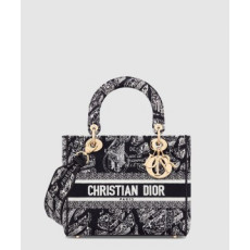 디올 레이디백 디라이트 미듐 M0565