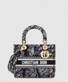 디올 레이디백 디라이트 미듐 M0565