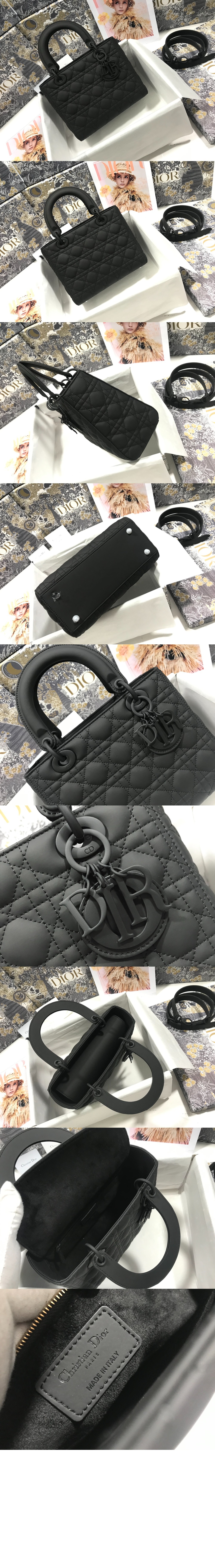 디올 레이디백 디라이트 미듐 M0565