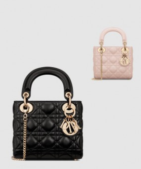 디올 레이디백 새틴 미니 M0500