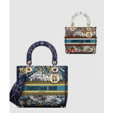 디올 레이디백 디라이트 미듐 M0565