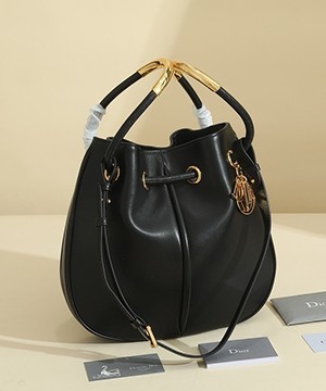 디올 노리타 미듐 백 오블리크 블랙