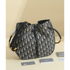 디올 노리타 미듐 백 오블리크 블루