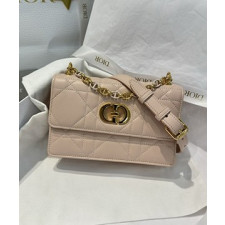 디올 카로 램 마크로캔 미니 레더