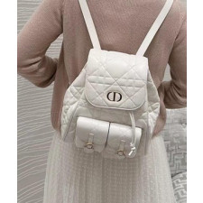 디올 카로 백팩 미디엄 화이트