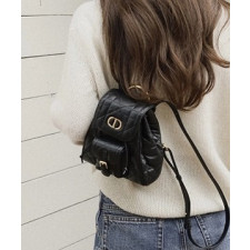 디올 카로 백팩 스몰 블랙