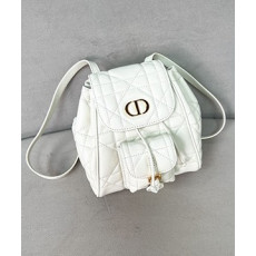 디올 카로 백팩 스몰 화이트