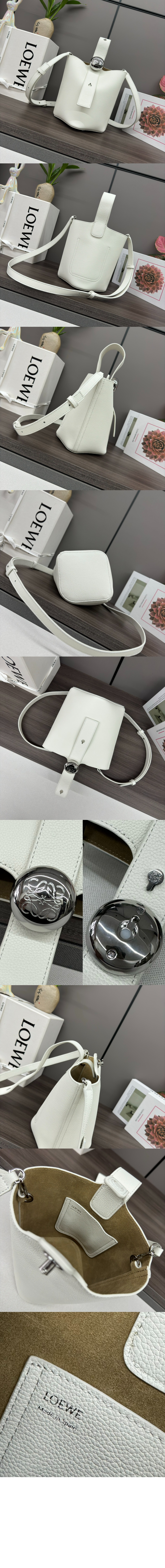 로에베 미니 페블 버킷백