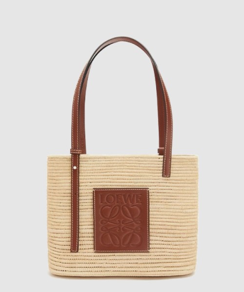 로에베 스퀘어 라피아백