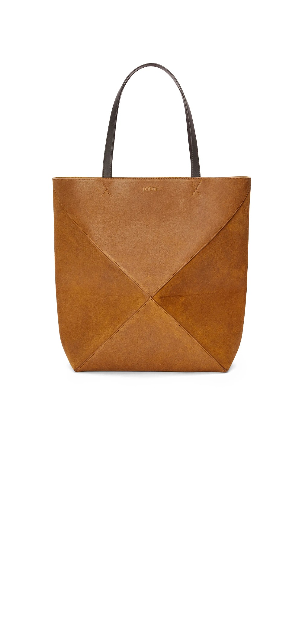 로에베 스웨이드 퍼즐 폴드 토트백