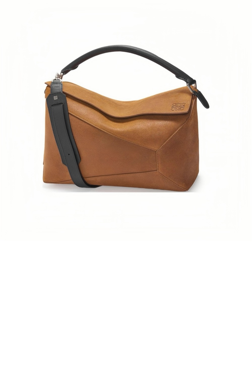 로에베 스웨이드 퍼즐 밀리터리 메신저백