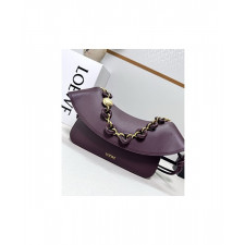 로에베 OLA 올라 미디엄 레더 숄더 AP22P22