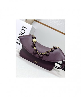 로에베 OLA 올라 미디엄 레더 숄더 AP22P22