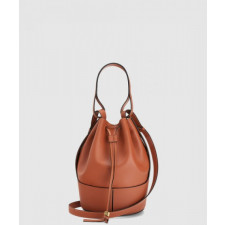 로에베 벌룬백 레더 미듐