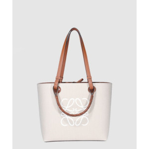 로에베 아나그램 토트백 캔버스 스몰